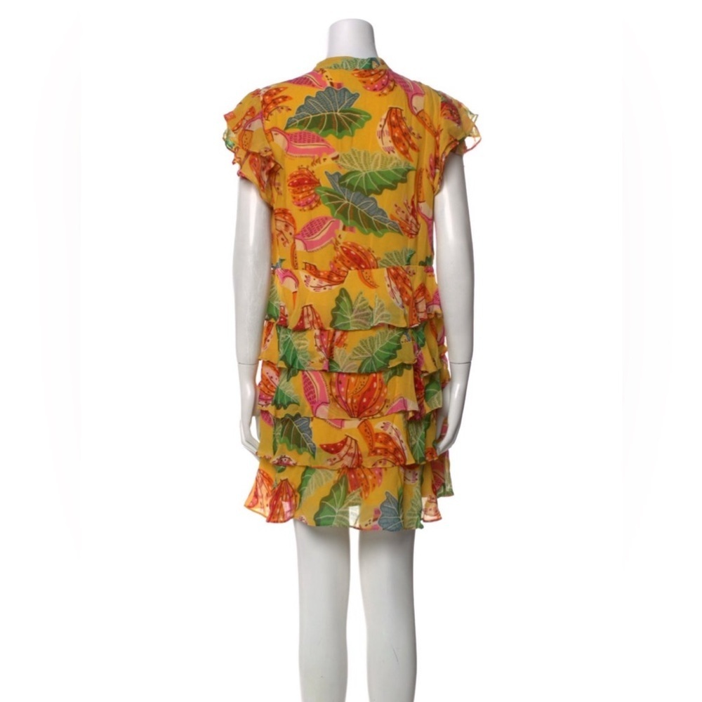 Farm Rio Floral Ruffle Mini Dress - Picture 6 of 7